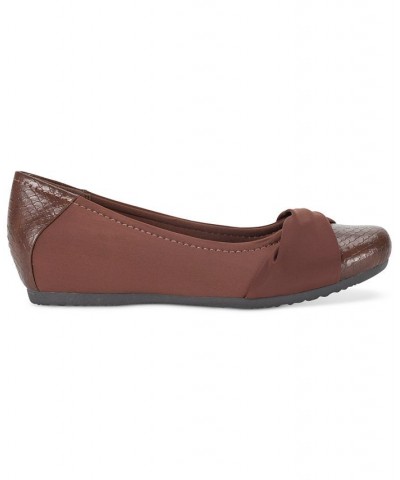 Women's Mitsy Slip-On Flats Brown $31.60 Shoes