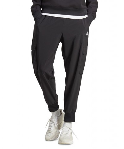 Men's Essential Woven Cargo Jogger Pants Blue $20.90 Pants