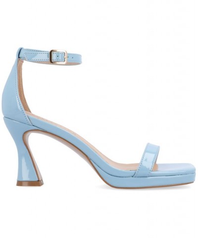 Women's Jeanne Platform Heel Blue $46.00 Shoes