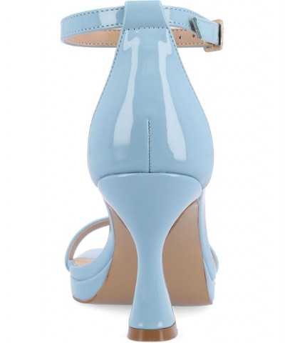 Women's Jeanne Platform Heel Blue $46.00 Shoes