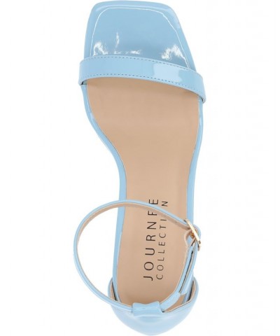 Women's Jeanne Platform Heel Blue $46.00 Shoes