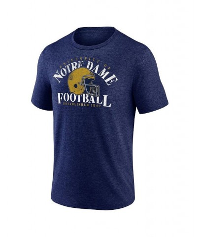 Men's Branded Heathered Navy Notre Dame Fighting Irish Logo Hometown Tri-Blend T-shirt $16.40 T-Shirts