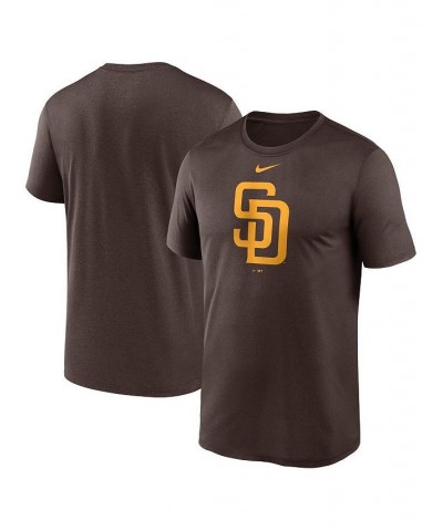 Men's Charcoal San Diego Padres New Legend Logo T-shirt $23.50 T-Shirts