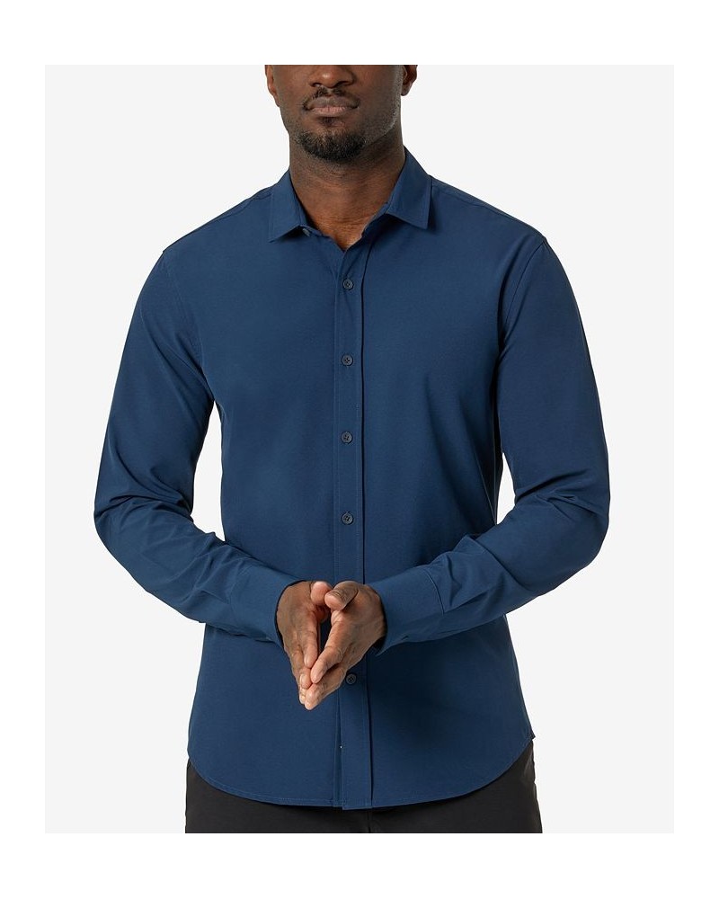 Men's Solid Performance Stretch Shirt PD02 $24.98 Shirts