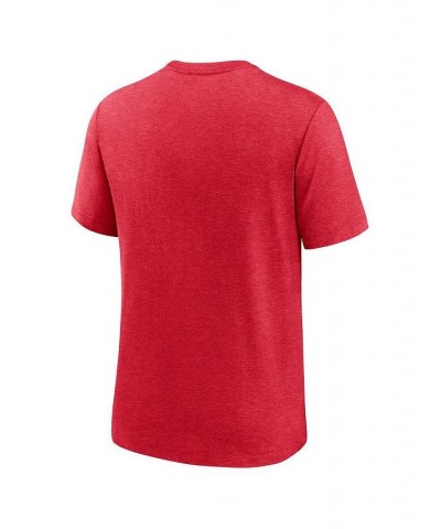 Men's Heather Scarlet San Francisco 49ers Local Tri-Blend T-shirt $22.50 T-Shirts