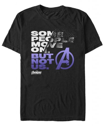 Marvel Men's Avengers Endgame Some People Move on Quote, Short Sleeve T-shirt Black $16.45 T-Shirts