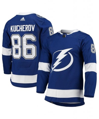 Men's Nikita Kucherov Blue Tampa Bay Lightning Home Primegreen Authentic Pro Player Jersey $69.16 Jersey