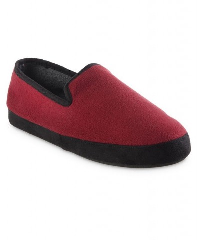 Men's Memory Foam Berber Rhett Loafer Slippers Red $15.18 Shoes