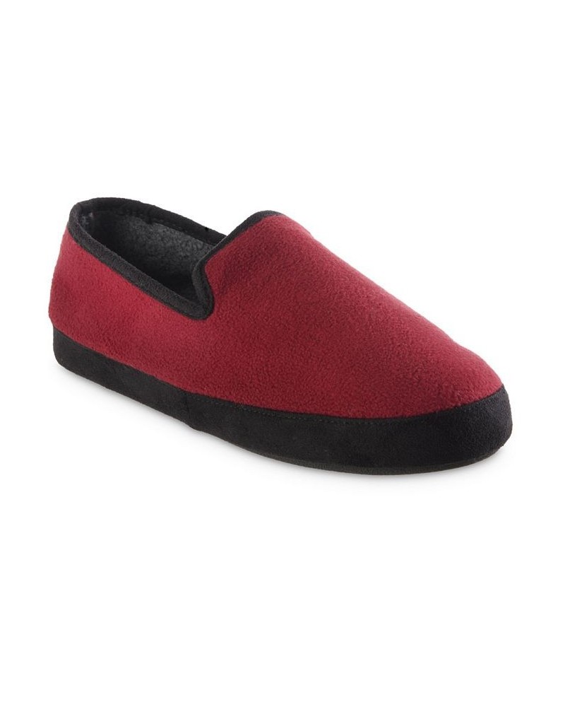 Men's Memory Foam Berber Rhett Loafer Slippers Red $15.18 Shoes