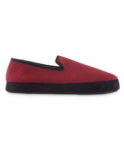 Men's Memory Foam Berber Rhett Loafer Slippers Red $15.18 Shoes