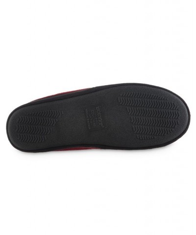 Men's Memory Foam Berber Rhett Loafer Slippers Red $15.18 Shoes