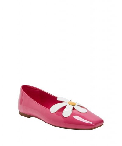 Women's The Evie Daisy Slip-On Flats Pink $52.47 Shoes