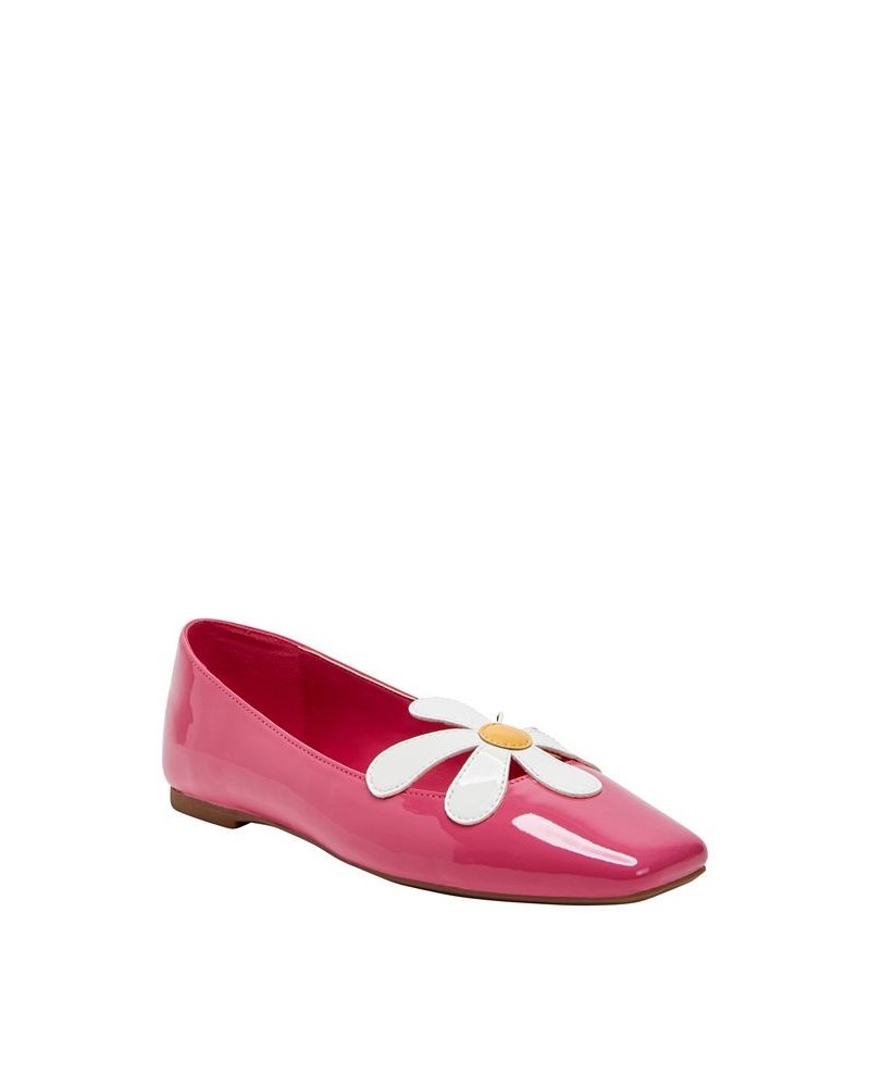 Women's The Evie Daisy Slip-On Flats Pink $52.47 Shoes