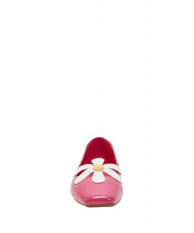 Women's The Evie Daisy Slip-On Flats Pink $52.47 Shoes