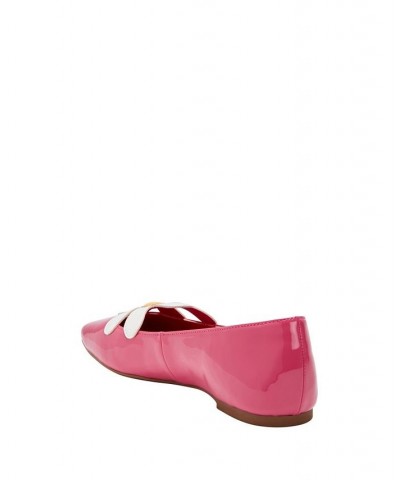 Women's The Evie Daisy Slip-On Flats Pink $52.47 Shoes