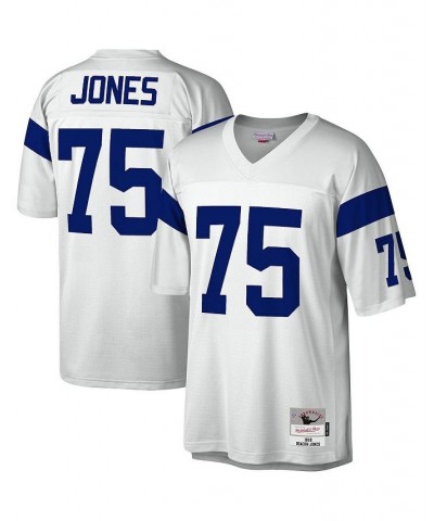 Men's Deacon Jones White Los Angeles Rams Legacy Replica Jersey $85.00 Jersey