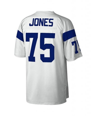 Men's Deacon Jones White Los Angeles Rams Legacy Replica Jersey $85.00 Jersey