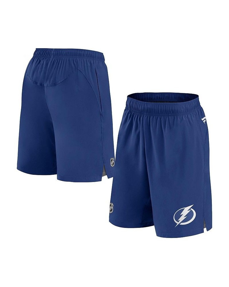 Men's Branded Blue Tampa Bay Lightning Authentic Pro Rink Shorts $27.84 Shorts