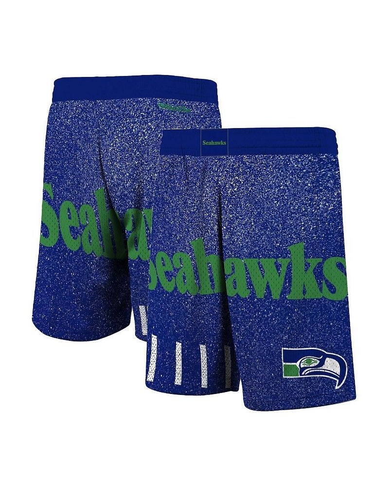 Men's Royal Seattle Seahawks Jumbotron Shorts $32.80 Shorts