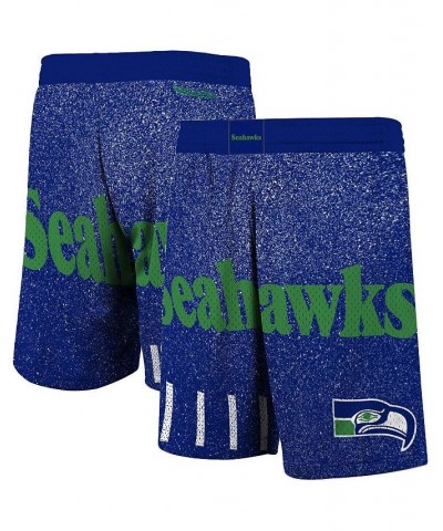 Men's Royal Seattle Seahawks Jumbotron Shorts $32.80 Shorts