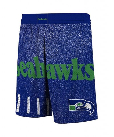 Men's Royal Seattle Seahawks Jumbotron Shorts $32.80 Shorts