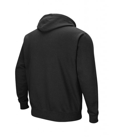 Men's Black Louisiana Ragin' Cajuns Arch and Logo Pullover Hoodie $25.79 Sweatshirt