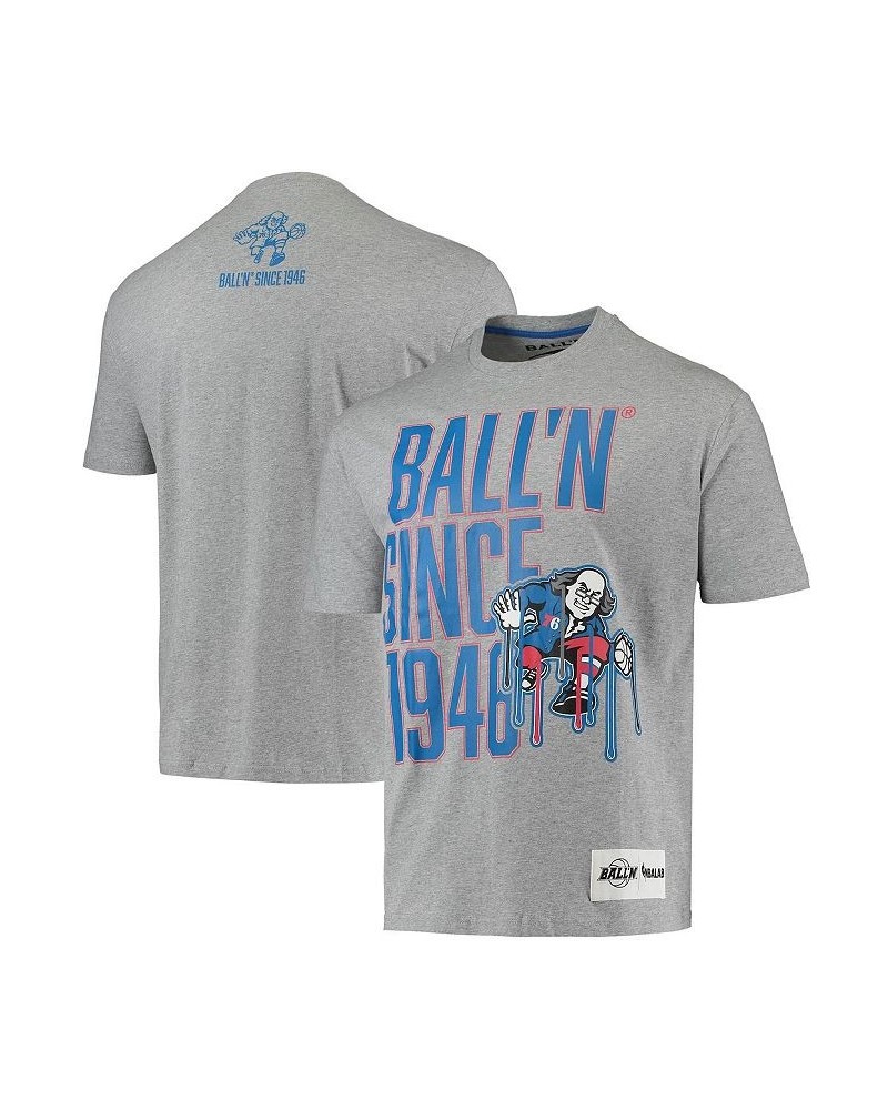 Men's Heather Gray Philadelphia 76ers Since 1946 T-shirt $18.01 T-Shirts