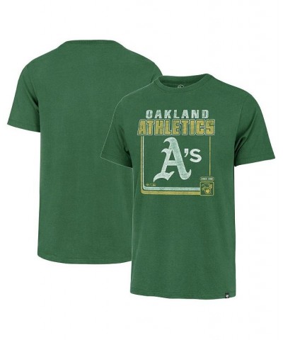 Men's Green Oakland Athletics Borderline Franklin T-shirt $18.00 T-Shirts