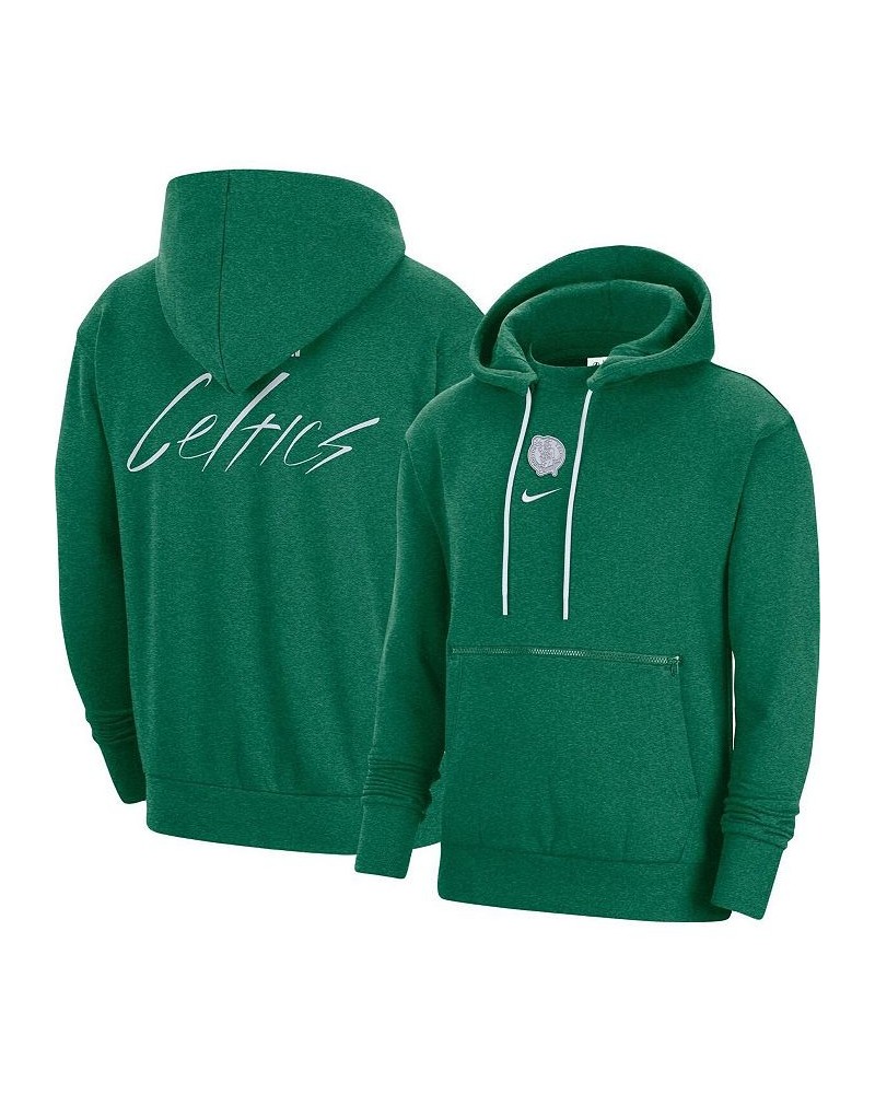 Men's Heather Kelly Green Boston Celtics Courtside Versus Flight Pullover Hoodie $35.64 Sweatshirt