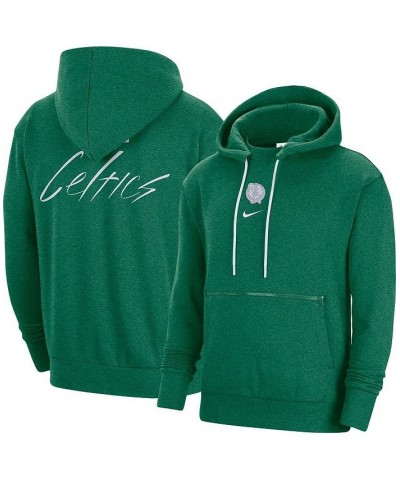 Men's Heather Kelly Green Boston Celtics Courtside Versus Flight Pullover Hoodie $35.64 Sweatshirt