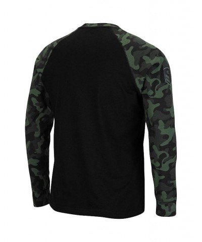 Men's Black Oregon State Beavers OHT Military-Inspired Appreciation Camo Raglan Long Sleeve T-shirt $27.49 T-Shirts