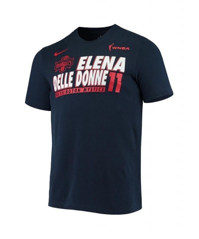 Men's Elena Delle Donne Navy Washington Mystics Team Name and Number Performance T-shirt $25.49 T-Shirts