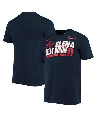 Men's Elena Delle Donne Navy Washington Mystics Team Name and Number Performance T-shirt $25.49 T-Shirts