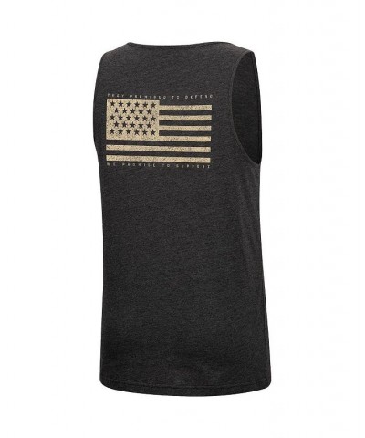 Men's Heathered Black Navy Midshipmen Military-Inspired Appreciation OHT Transport Tank Top $18.40 T-Shirts