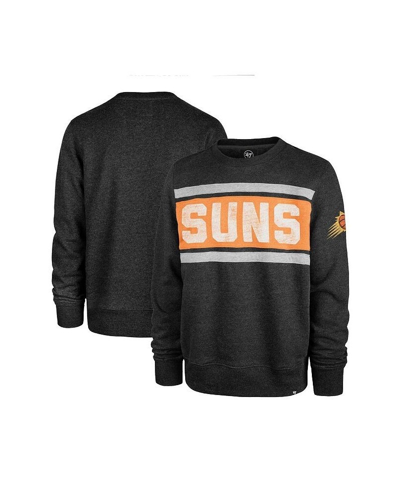 Men's Heather Black Phoenix Suns Tribeca Emerson Pullover Sweatshirt $37.40 Sweatshirt