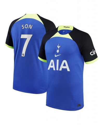 Men's Son Heung-min Blue Tottenham Hotspur 2022/23 Away Breathe Stadium Replica Player Jersey $58.80 Jersey