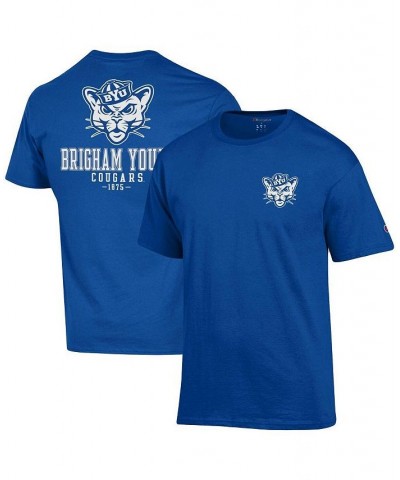 Men's Royal BYU Cougars Stack 2-Hit T-shirt $23.84 T-Shirts