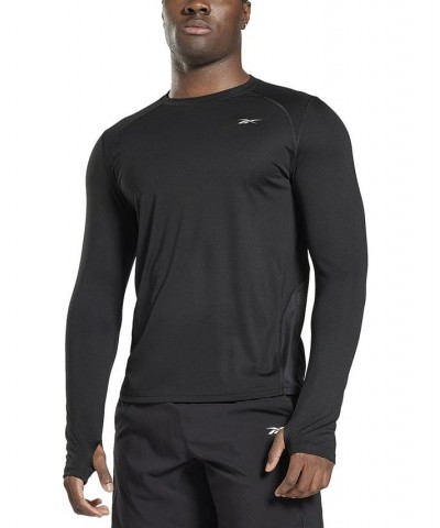 Men's Speedwick Running Sweatshirt Black $22.05 Sweatshirt