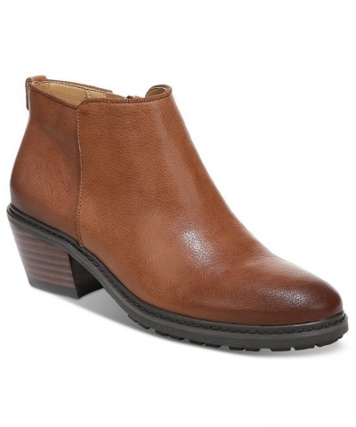 Women's Pryce Ankle Booties Brown $56.00 Shoes