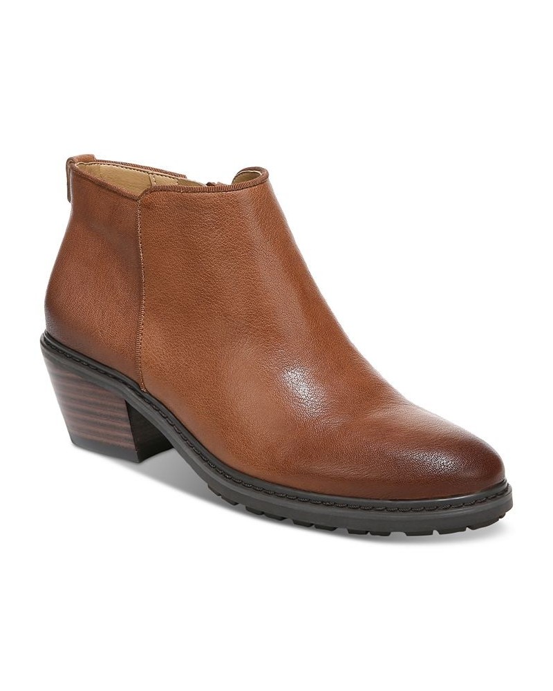 Women's Pryce Ankle Booties Brown $56.00 Shoes