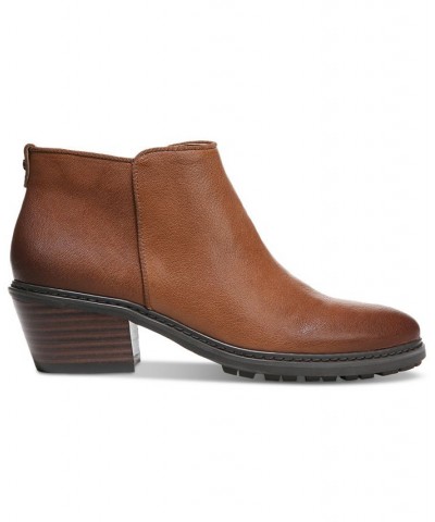 Women's Pryce Ankle Booties Brown $56.00 Shoes