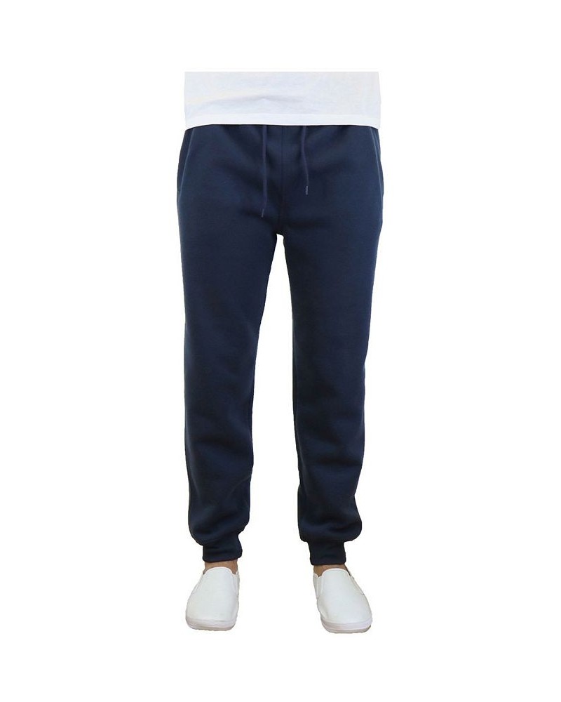 Men's Slim Fit Jogger Pants Navy $14.28 Pants