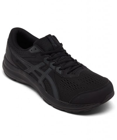 Men's GEL-Contend 8 Running Sneakers Black $32.80 Shoes