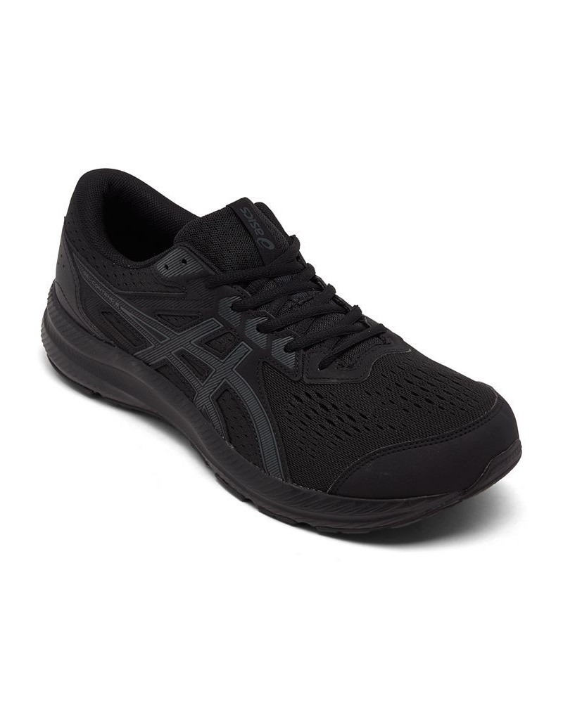 Men's GEL-Contend 8 Running Sneakers Black $32.80 Shoes