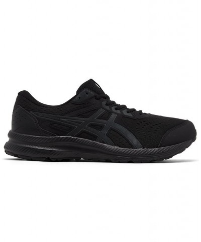 Men's GEL-Contend 8 Running Sneakers Black $32.80 Shoes