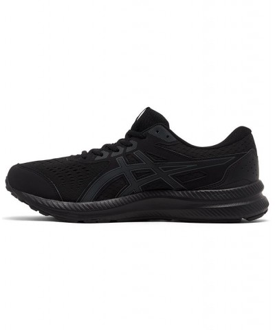 Men's GEL-Contend 8 Running Sneakers Black $32.80 Shoes