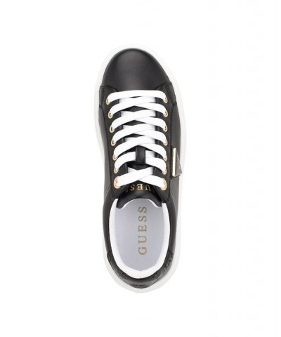 Women's Denesa Tread Bottom Fashion Sneakers with Logo Black $54.45 Shoes