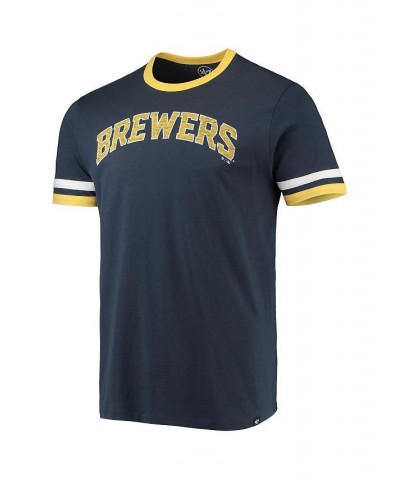 Men's '47 Navy Milwaukee Brewers Team Name T-shirt $22.50 T-Shirts