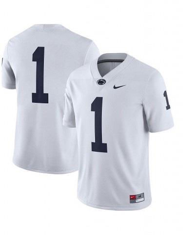 Men's 1 White Penn State Nittany Lions Game Player Jersey $46.00 Jersey