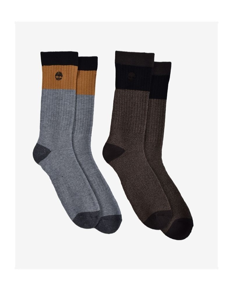 Men's Colorblock Crew Socks, Pack of 2 $11.01 Socks